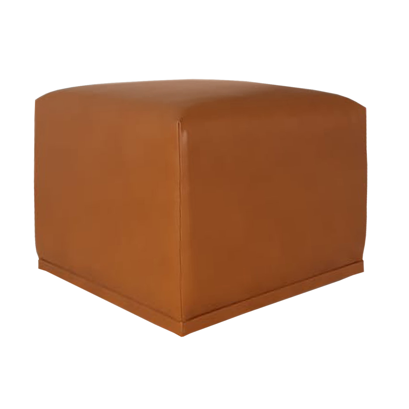 St. Pauli Faux Leather Ottoman (Clearance)