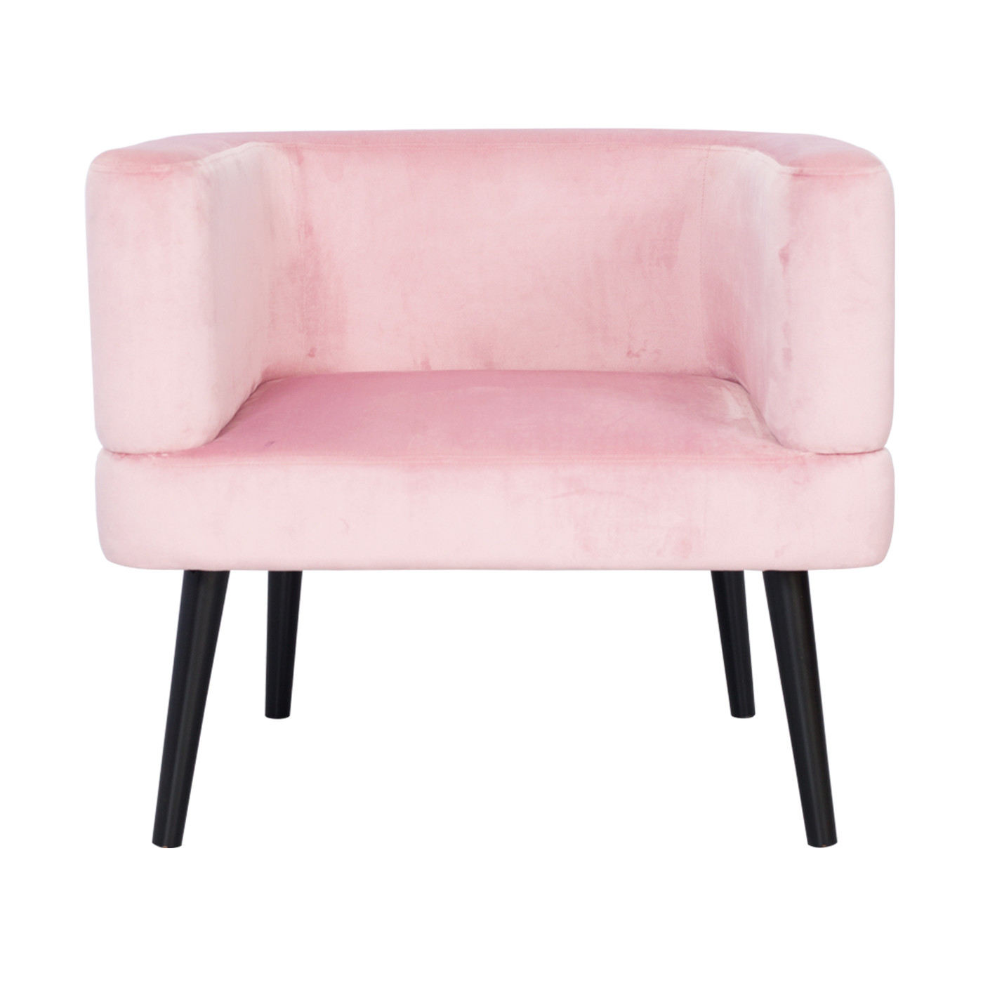 Dalian Pink Black Single Sofa
