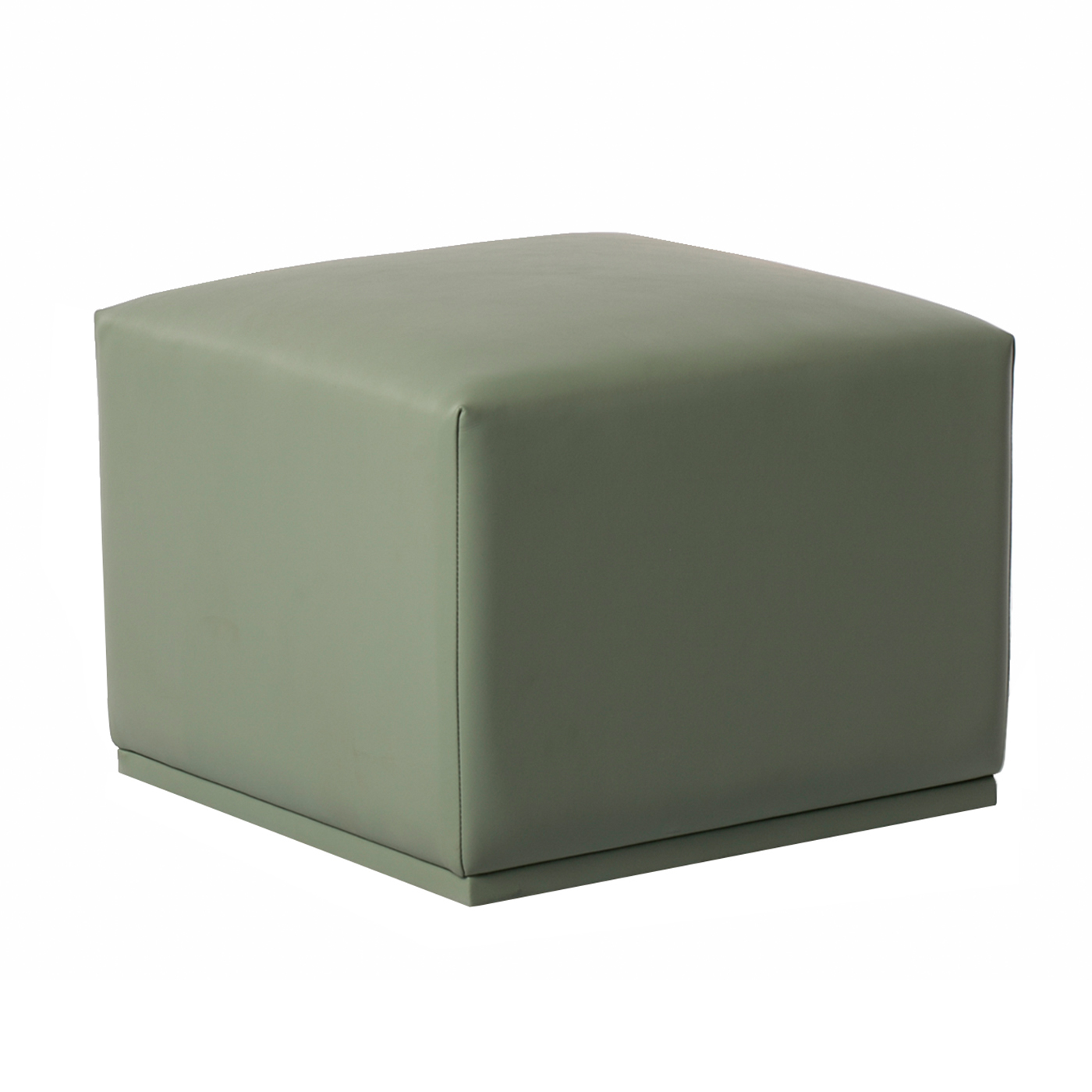 St. Pauli Faux Leather Ottoman (Clearance)