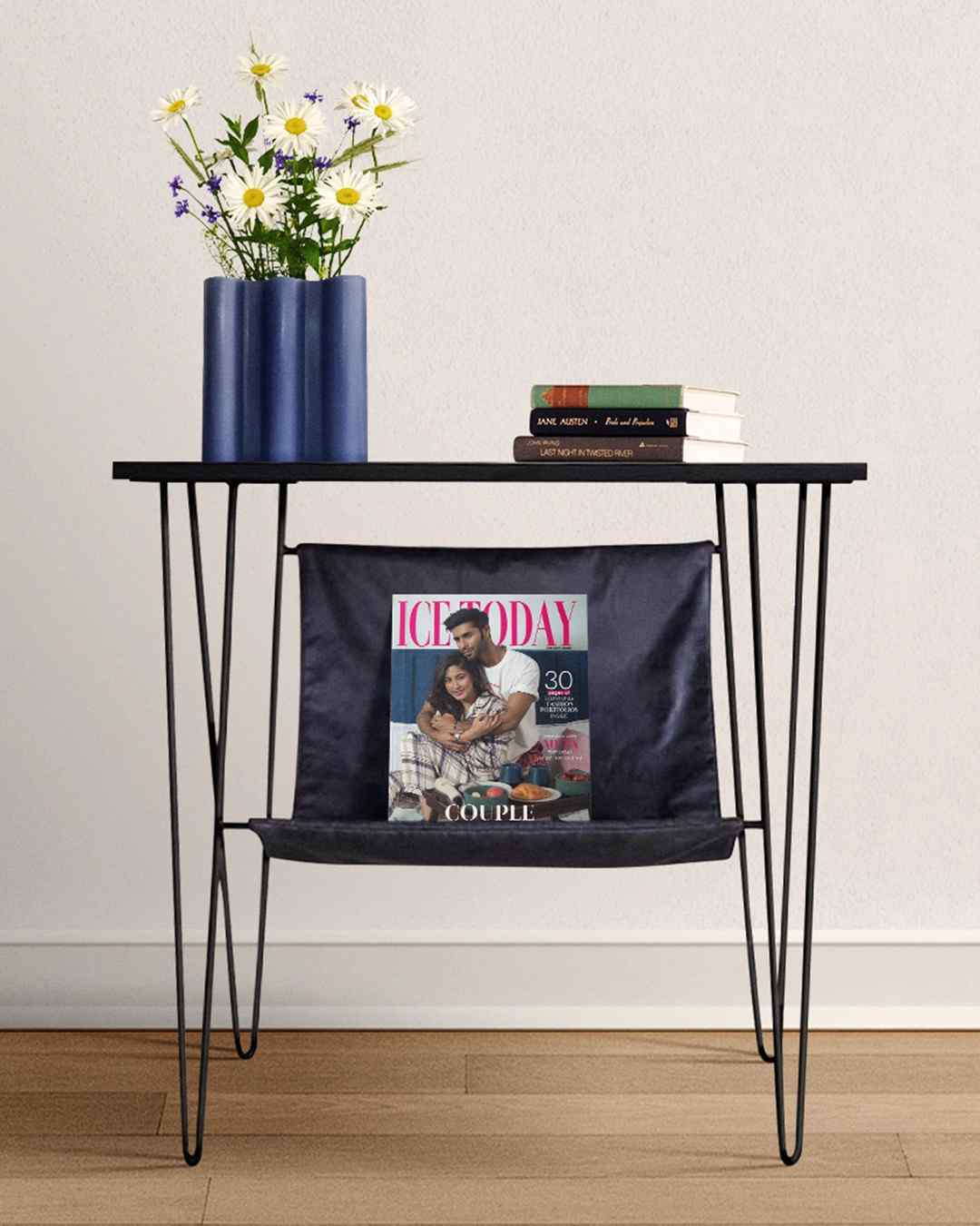 Noblitt Faux Leather Magazine Rack