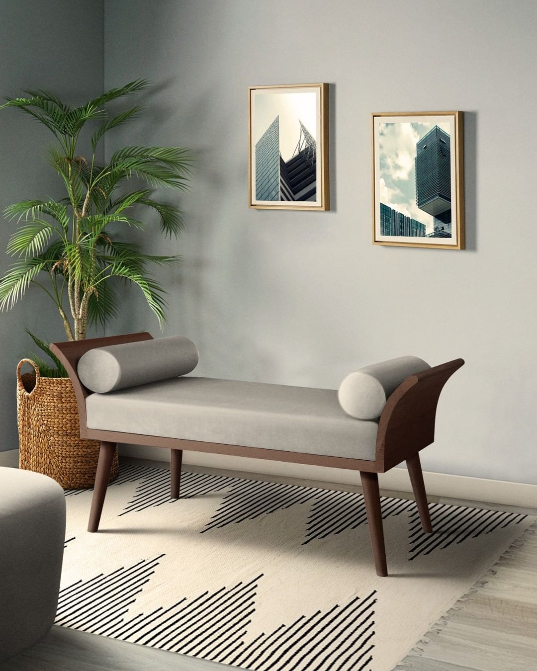Mysuru Dark Large Divan(Clearence)