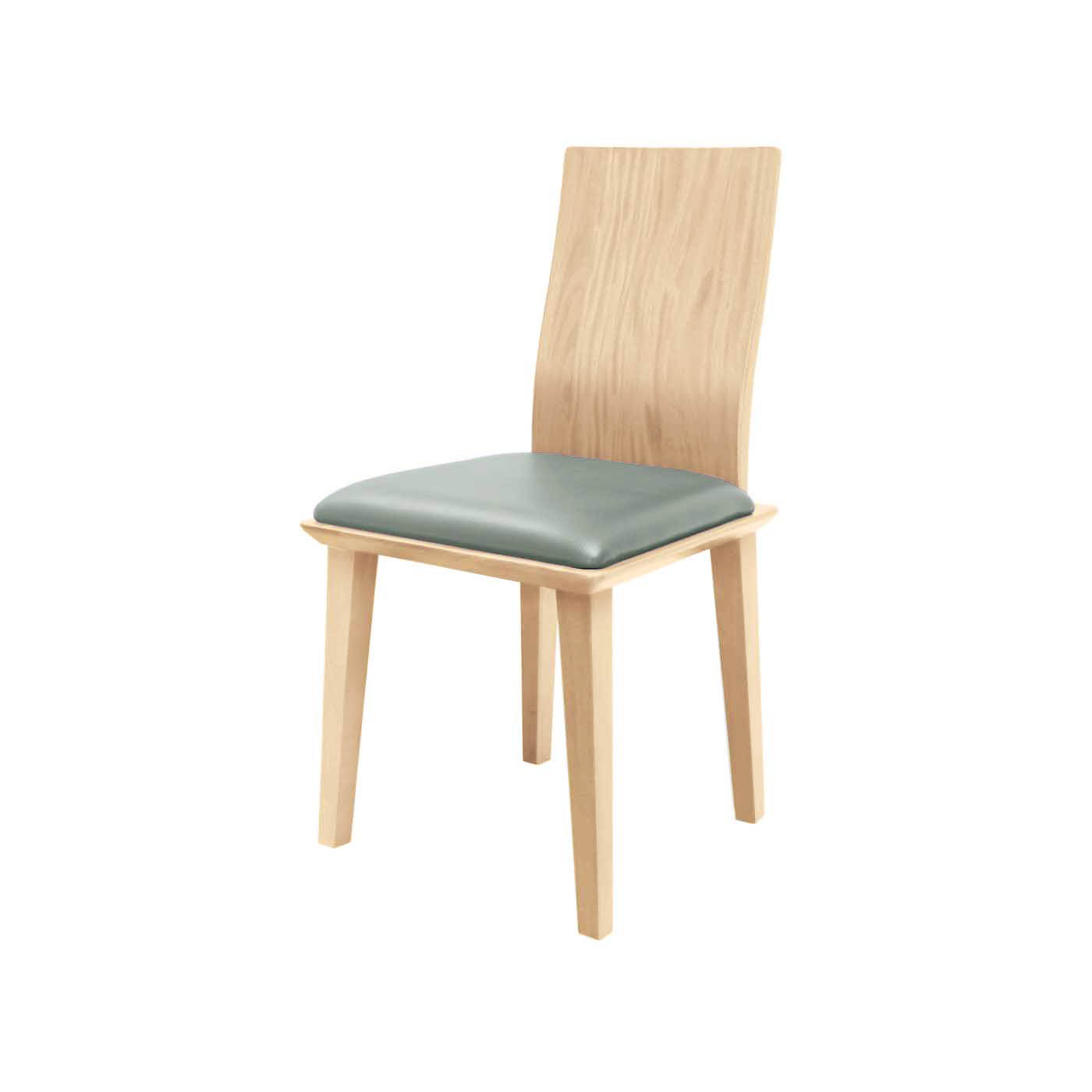 Muko Faux Leather Light Dining Chair