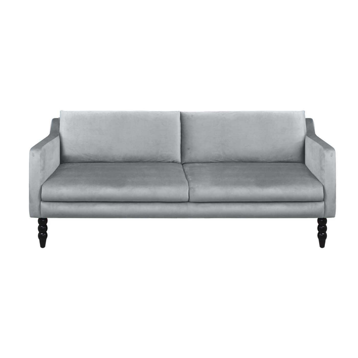Knole Silver Black Double Sofa