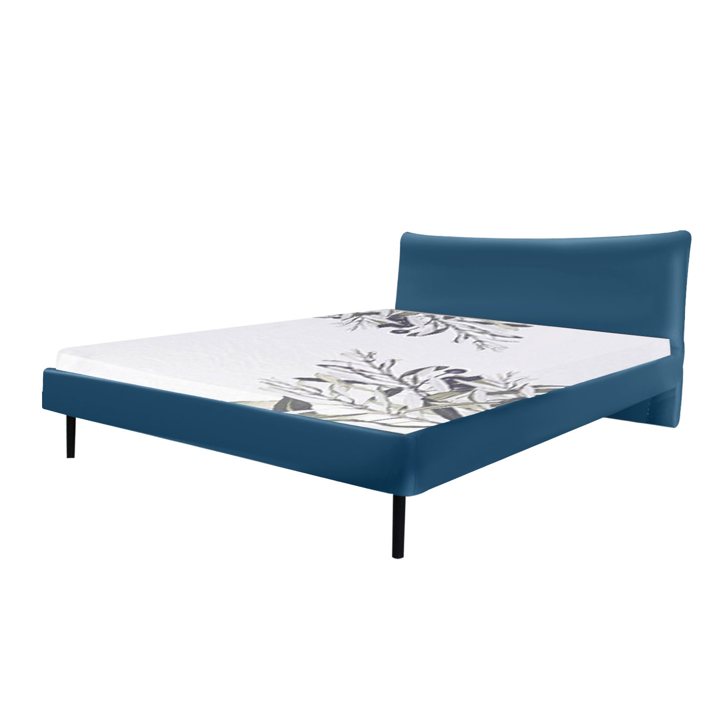 Dessau Blue Queen Bed