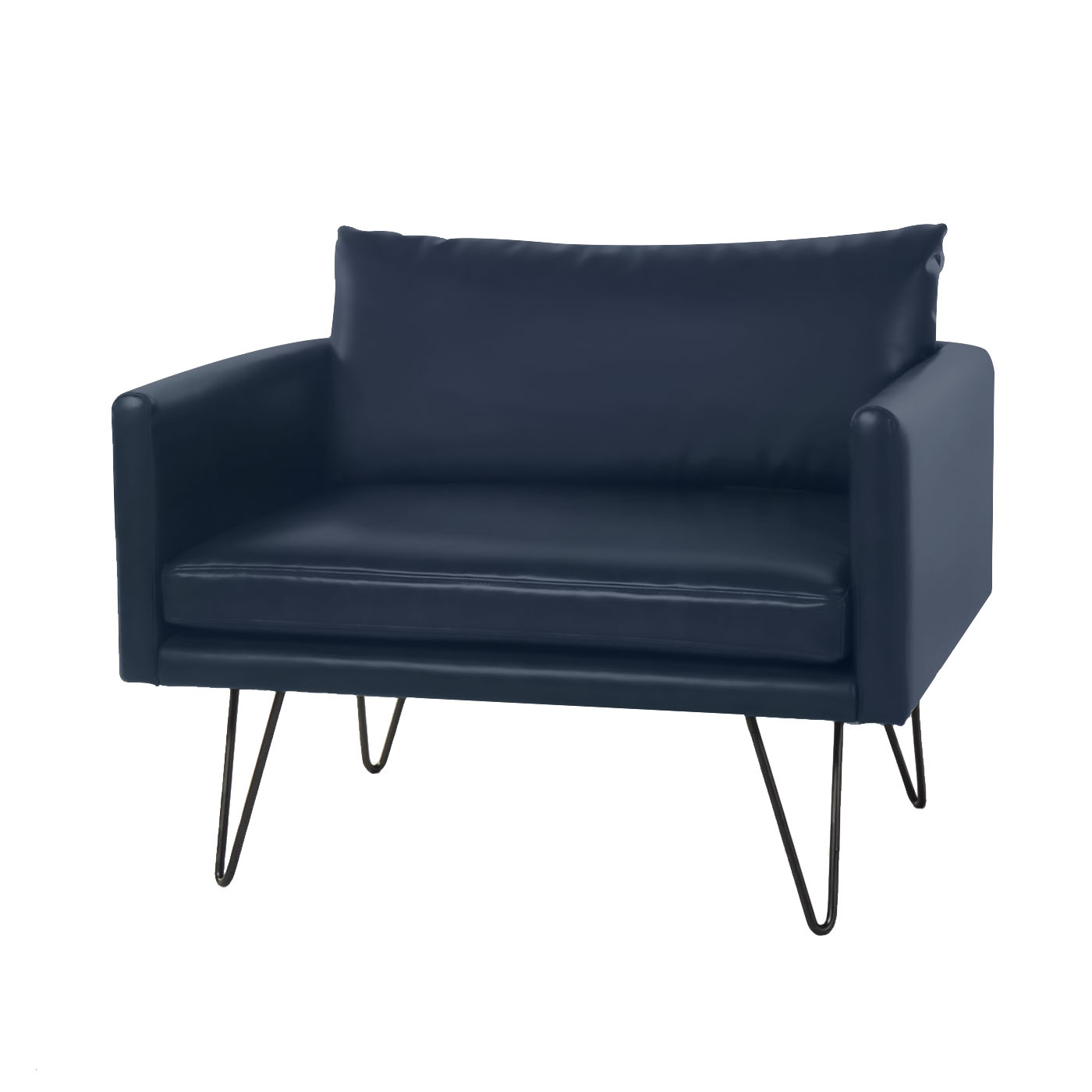 Noblitt Faux Leather Single Sofa