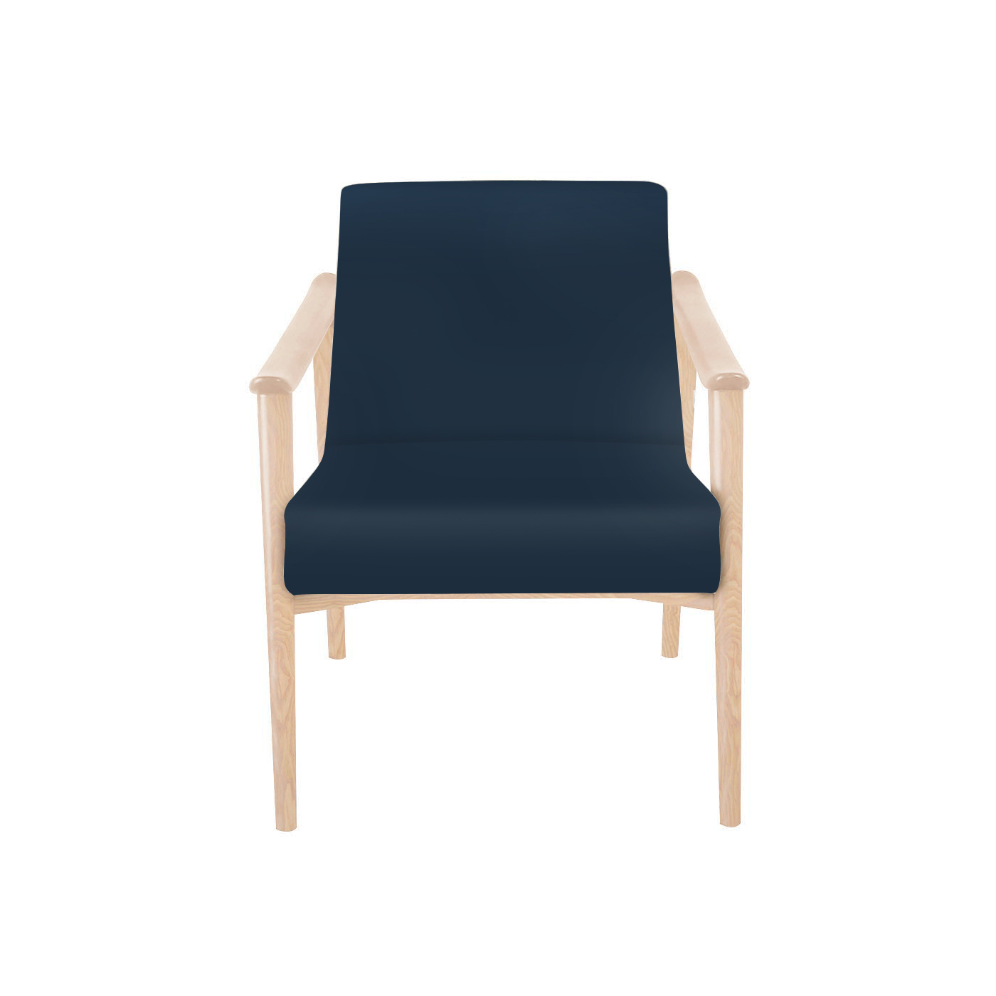 Williamsburg Faux Leather Light Arm Chair