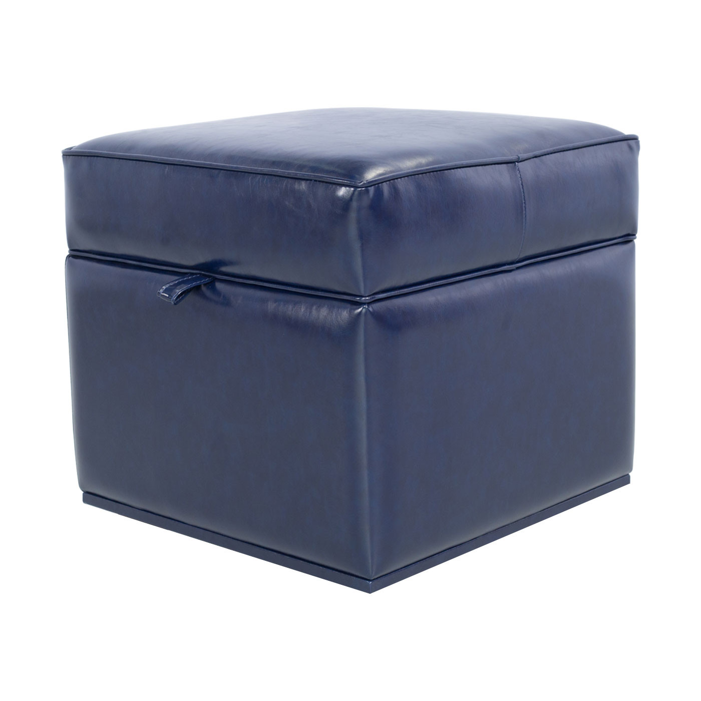 Inhisar Faux Leather Ottoman