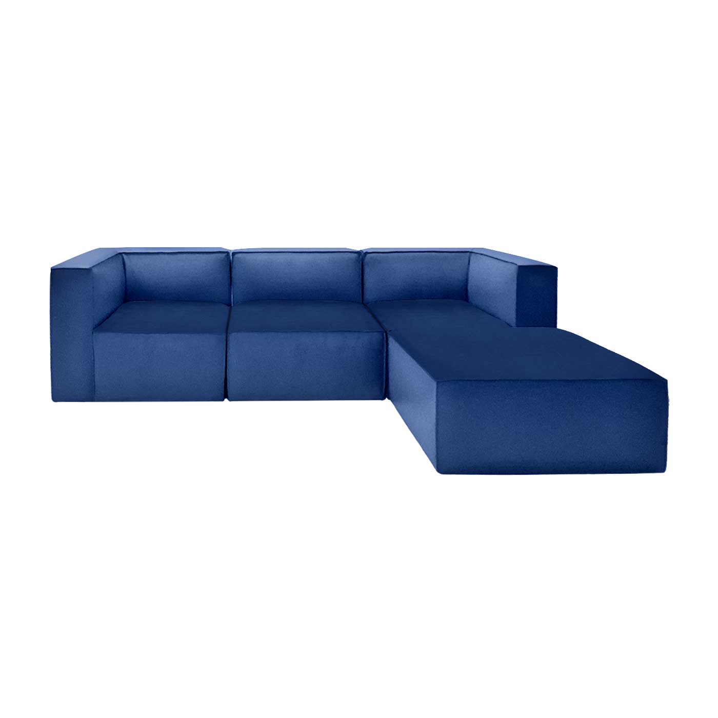 Malmo Dark Blue Sofa & Chaise