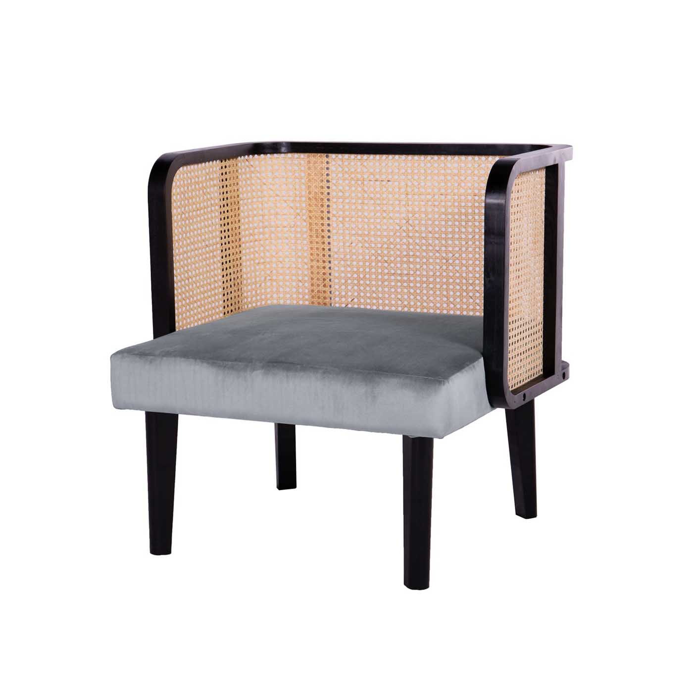 Ratargul  Ebony Single Sofa