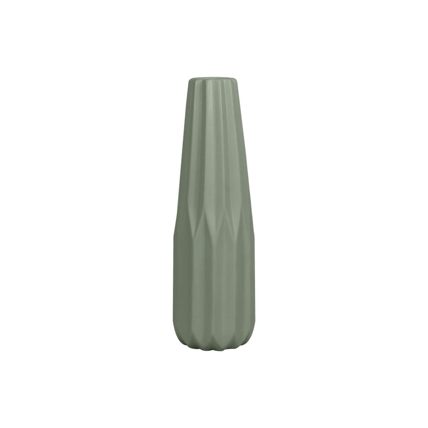 Curvado Green Vase