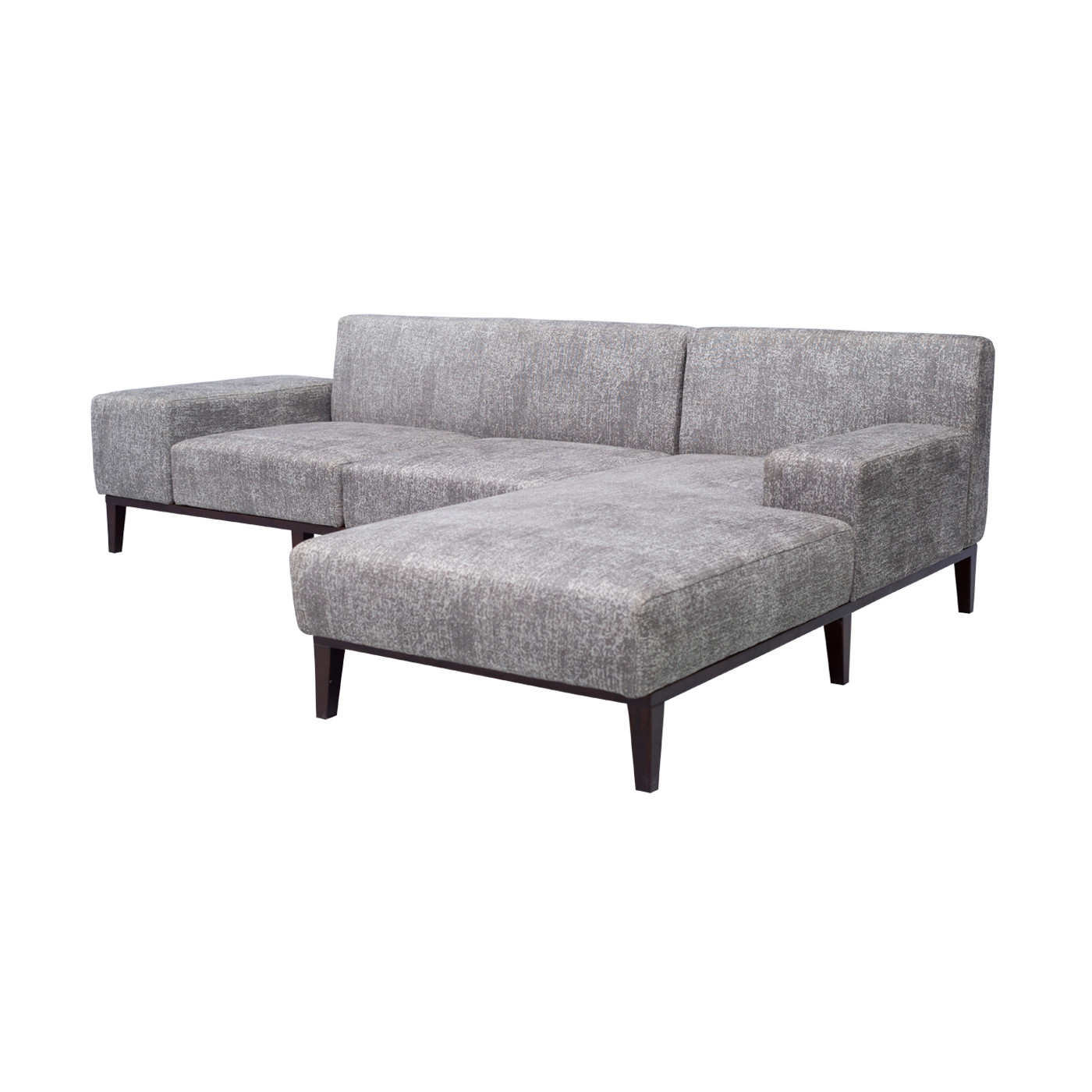 SoHo Grey Exclusive Textured Black Sofa