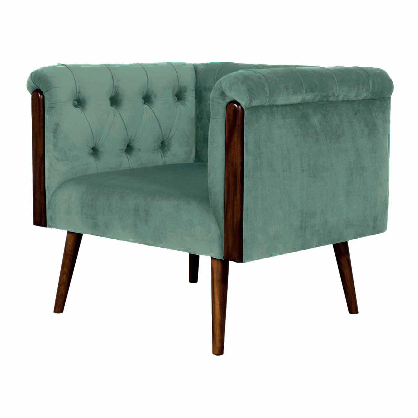 Chesterfield  Dark Single Sofa