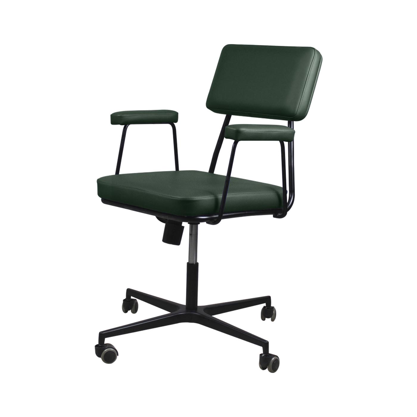 Noblitt Dark Green Work Chair