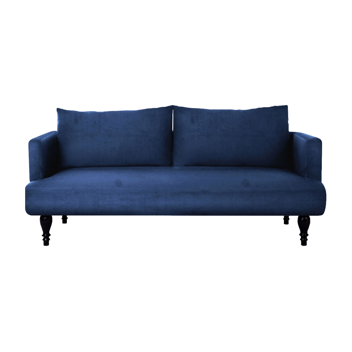Rosewall Dark Blue Black Double Sofa