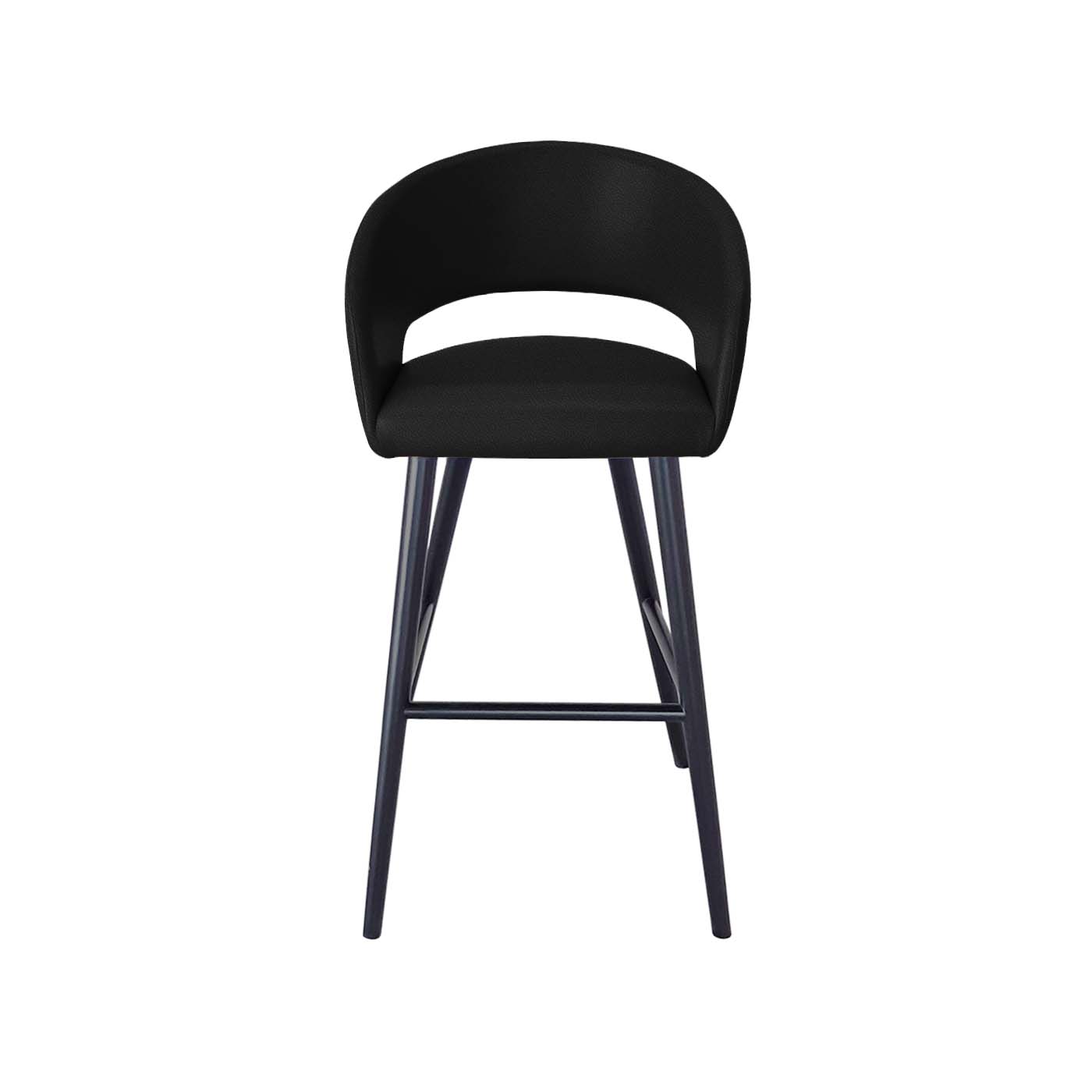 Ostrava Textured Black Bar Chair