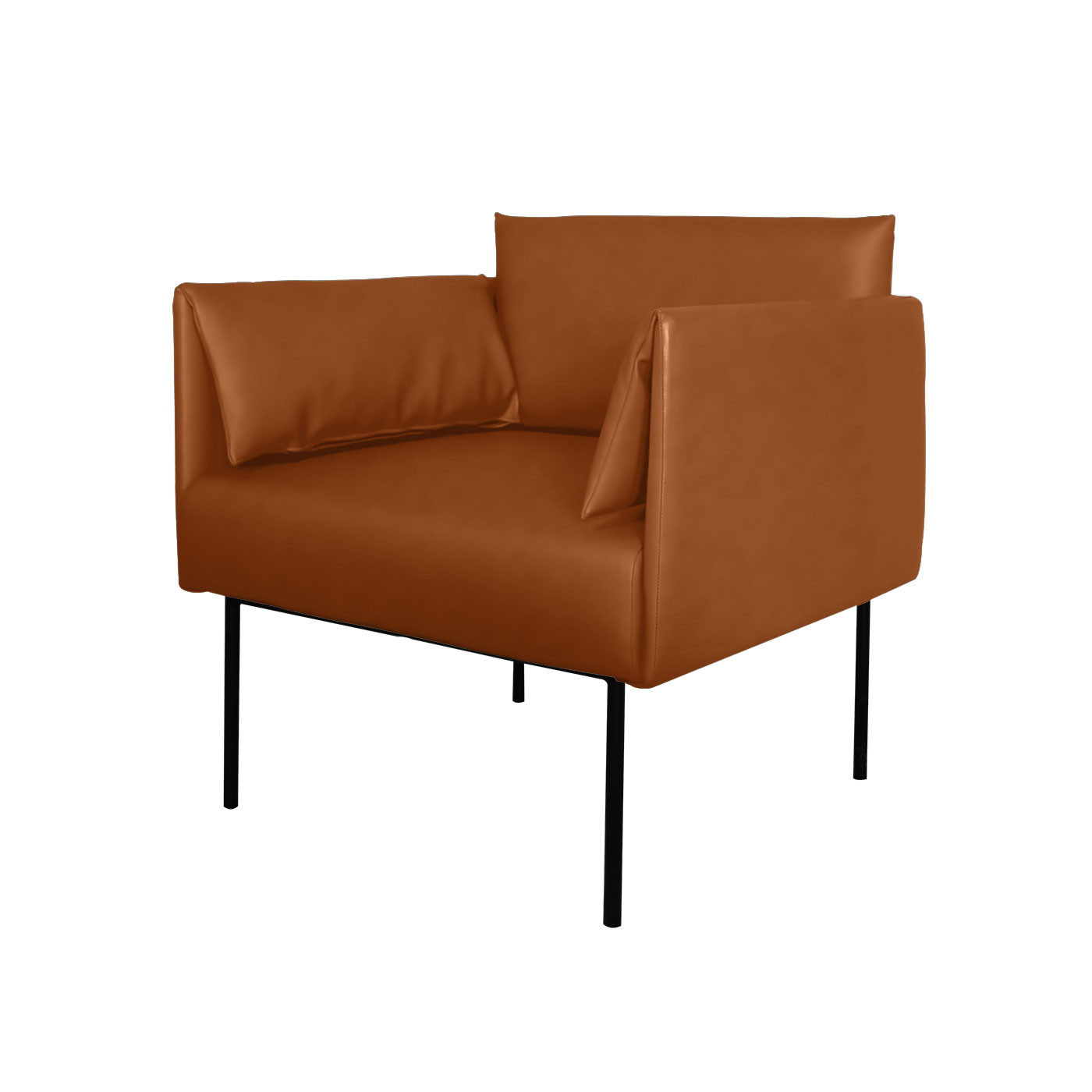 Preston Faux Leather Single Sofa