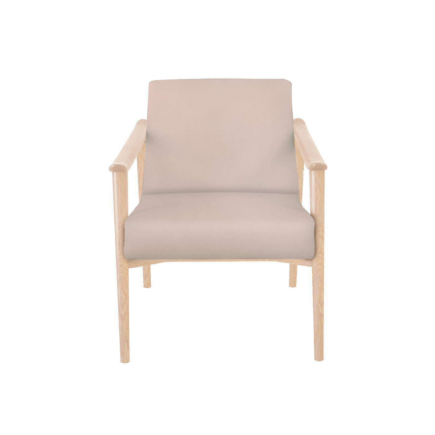 Williamsburg Faux Leather Light Arm Chair
