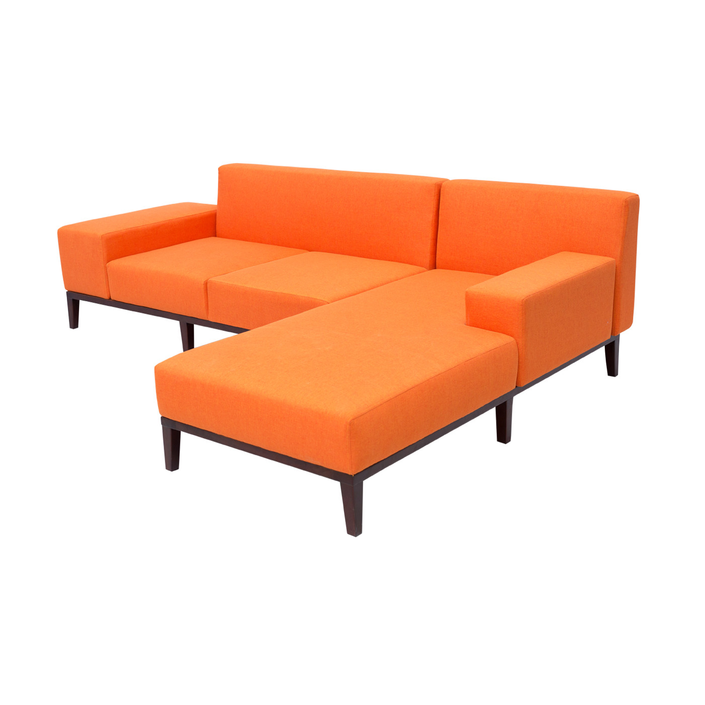 SoHo Orange Black Sofa