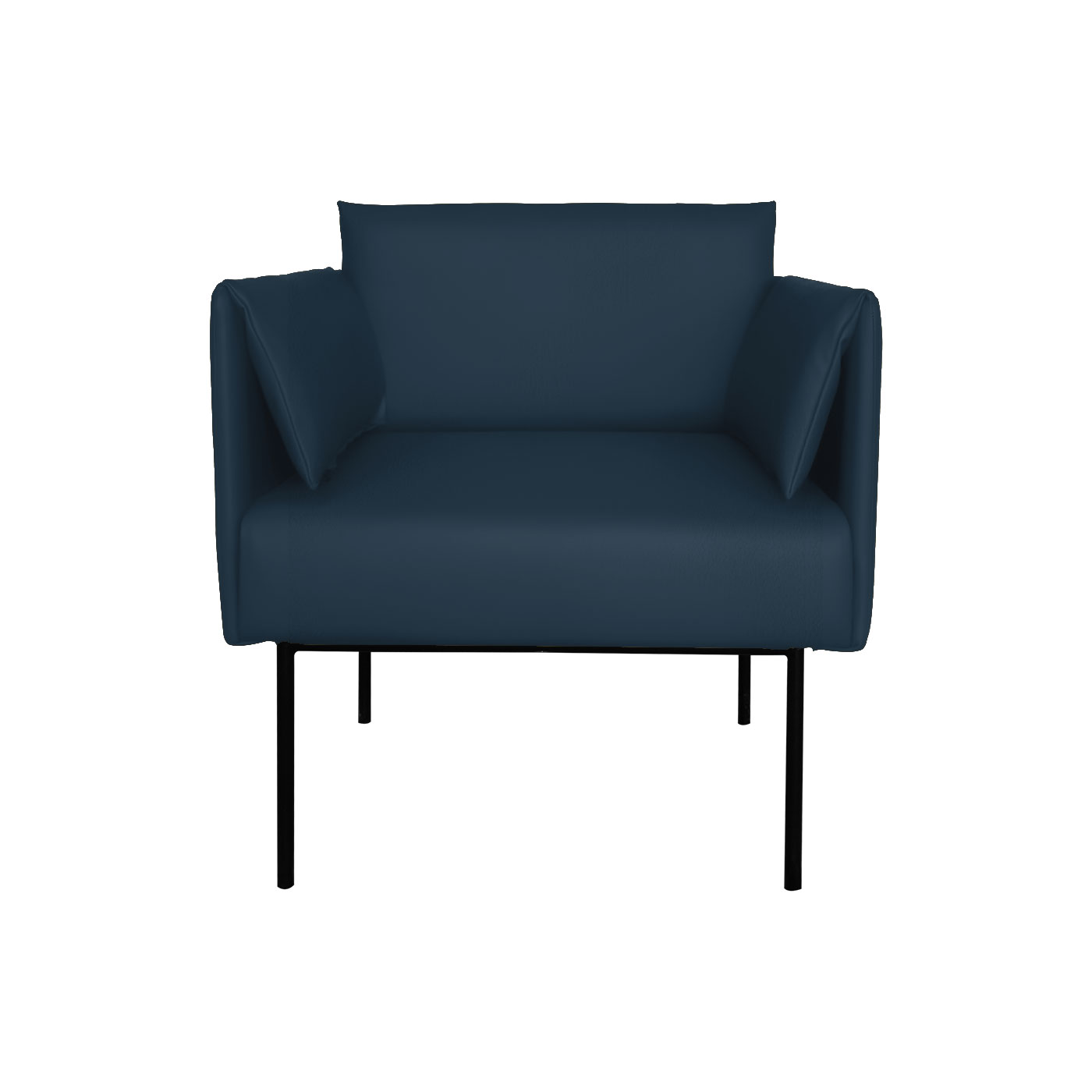 Preston Faux Leather Single Sofa(Clearence)