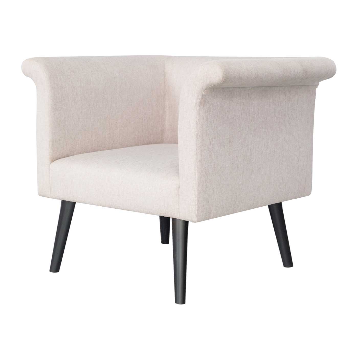 Pompeii  Ebony Single Sofa