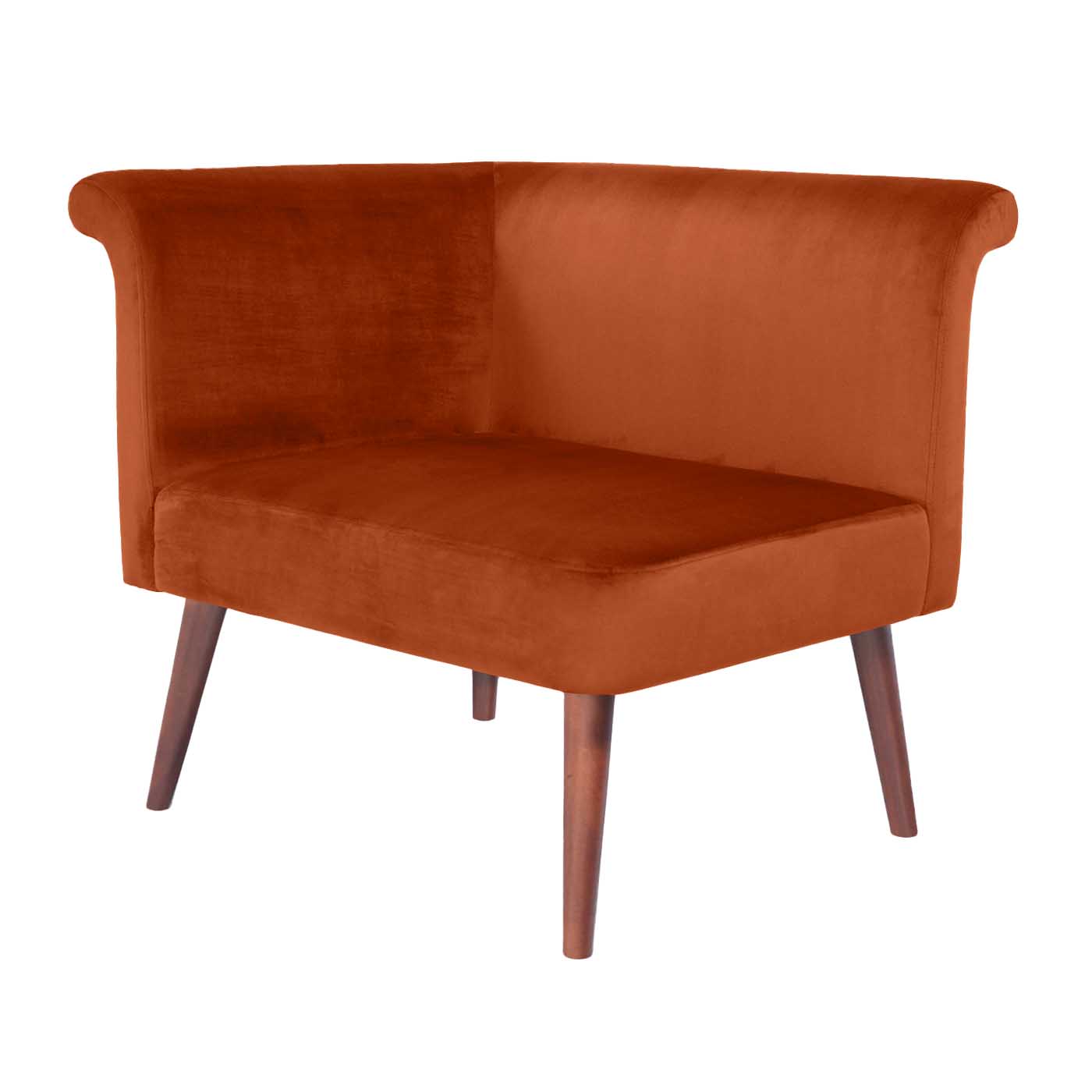 Pompeii  Dark Left Hand Single Sofa