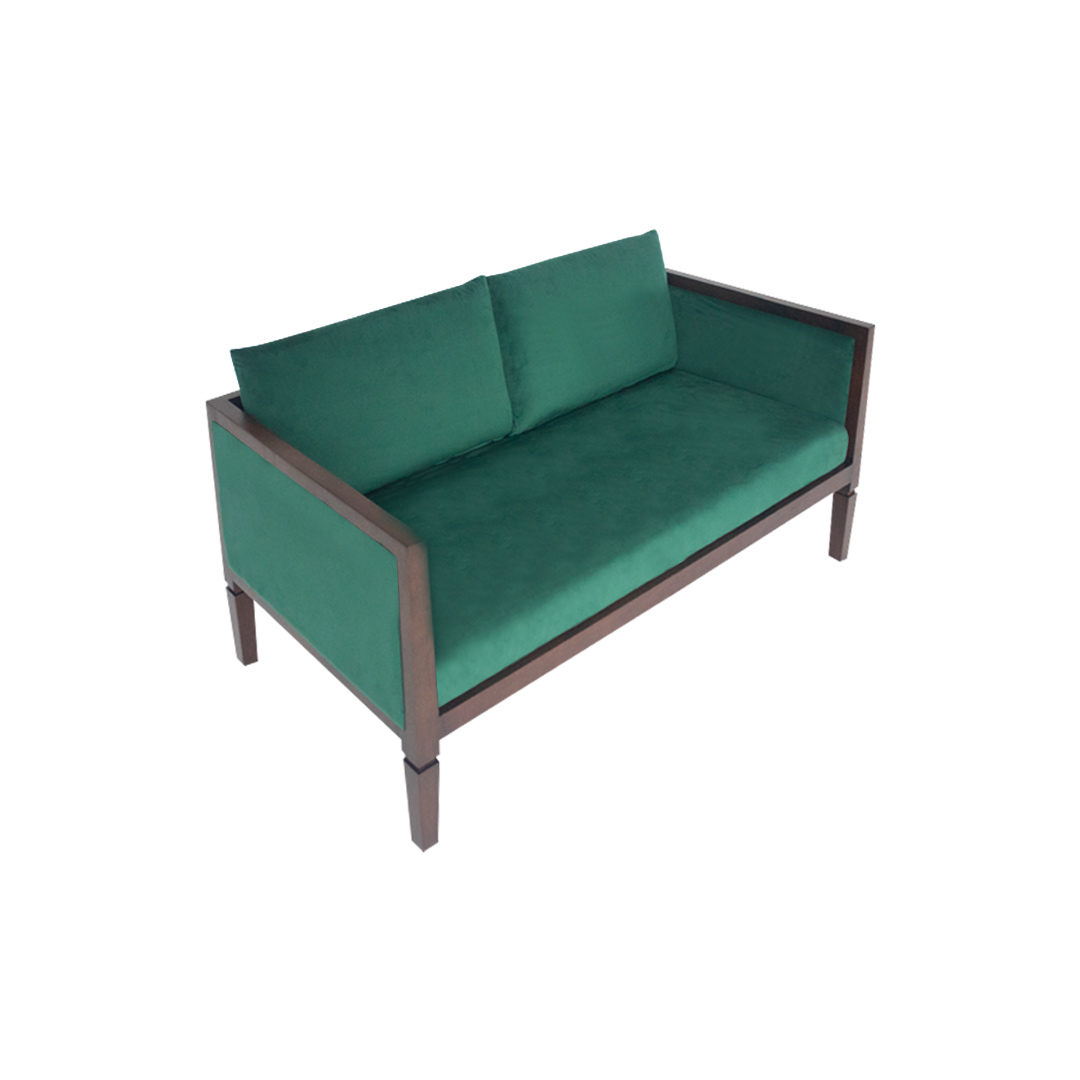 Galle Dark Double Sofa