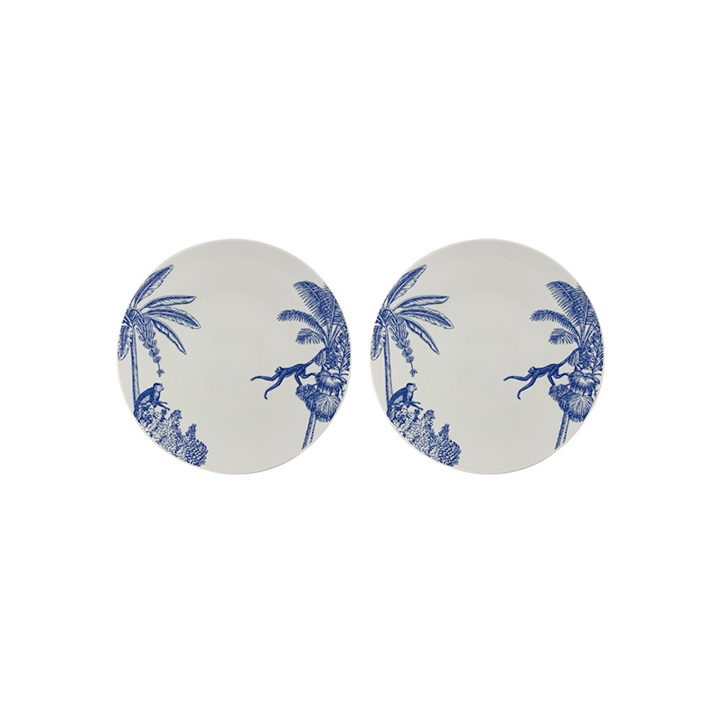 Tropisk Monkey Ceramic Dinner Set
