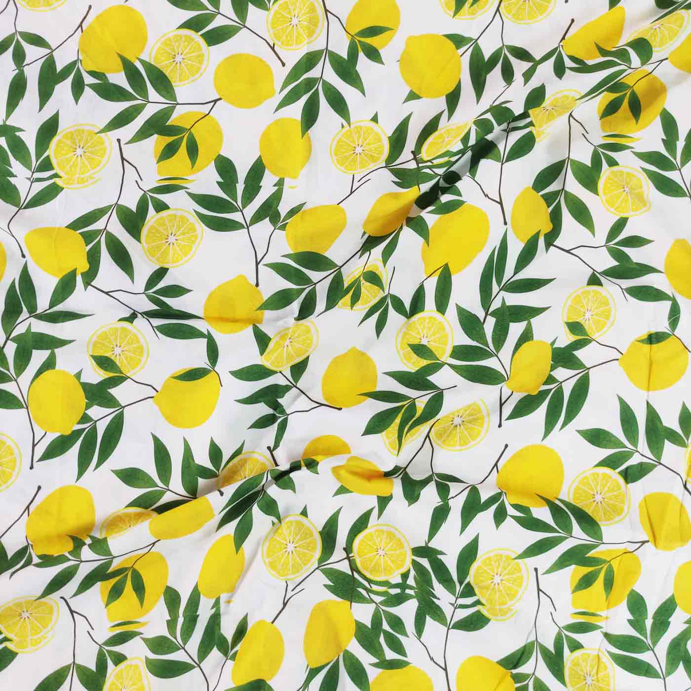 Palermo Sorrento Lemon Single Bed Sheet