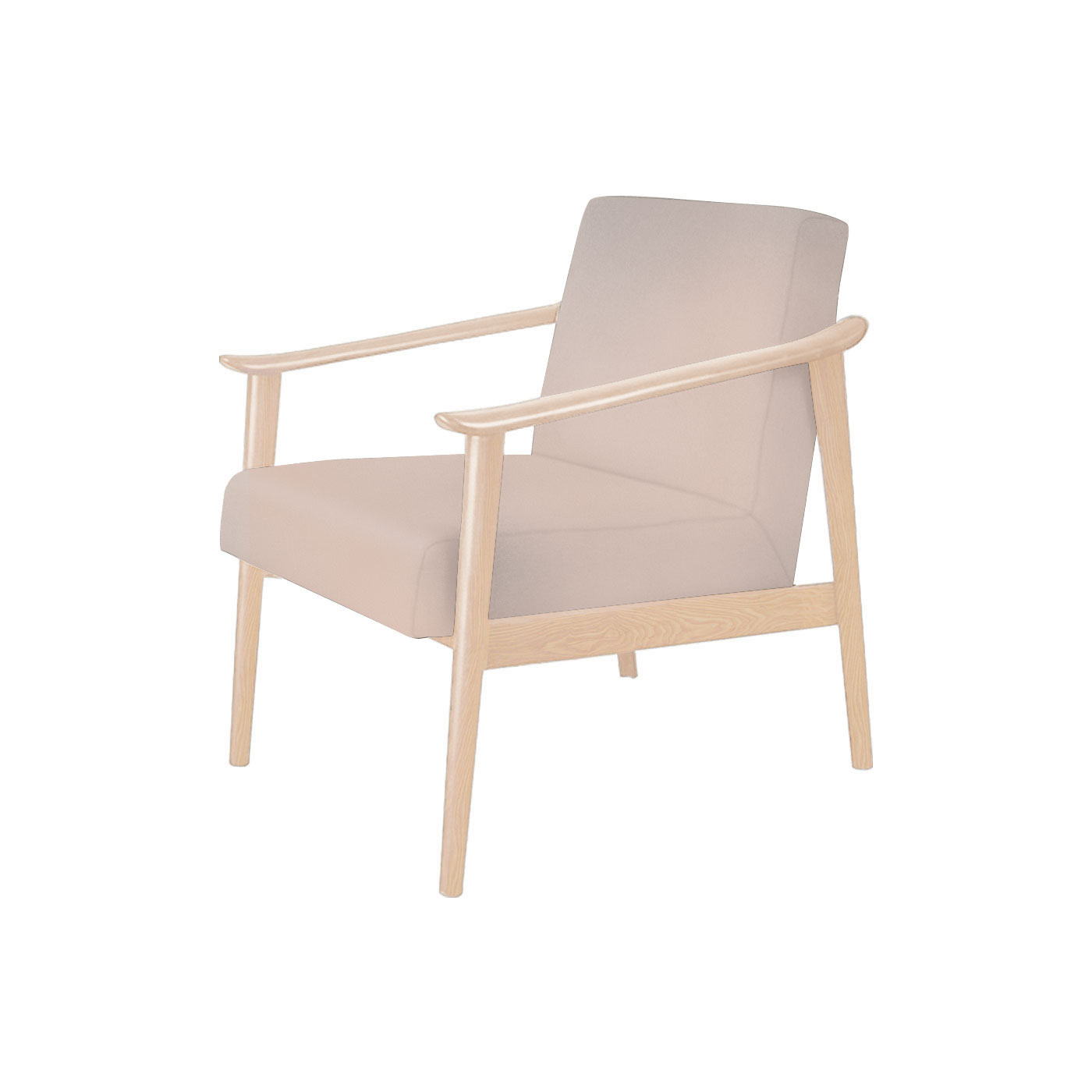 Williamsburg Faux Leather Light Arm Chair