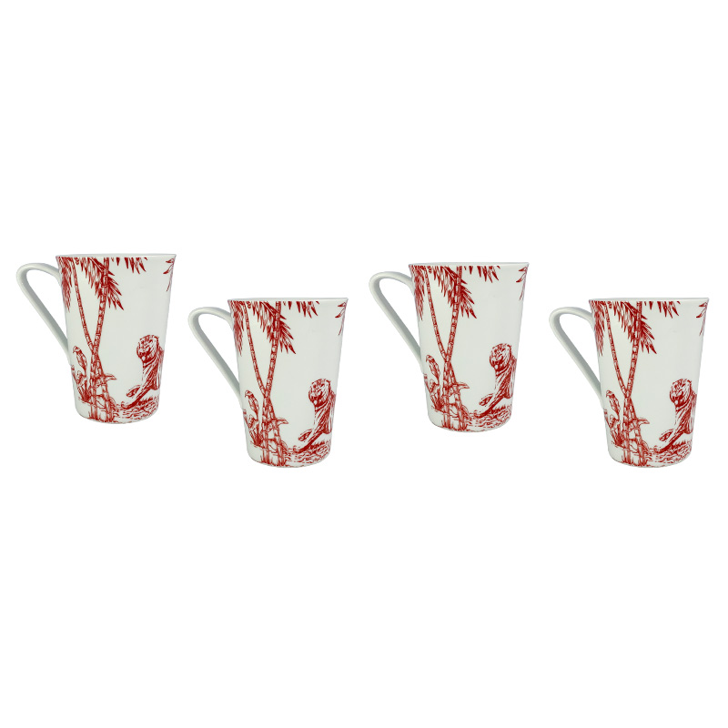 Tropisk Tiger Ceramic Dinner Set