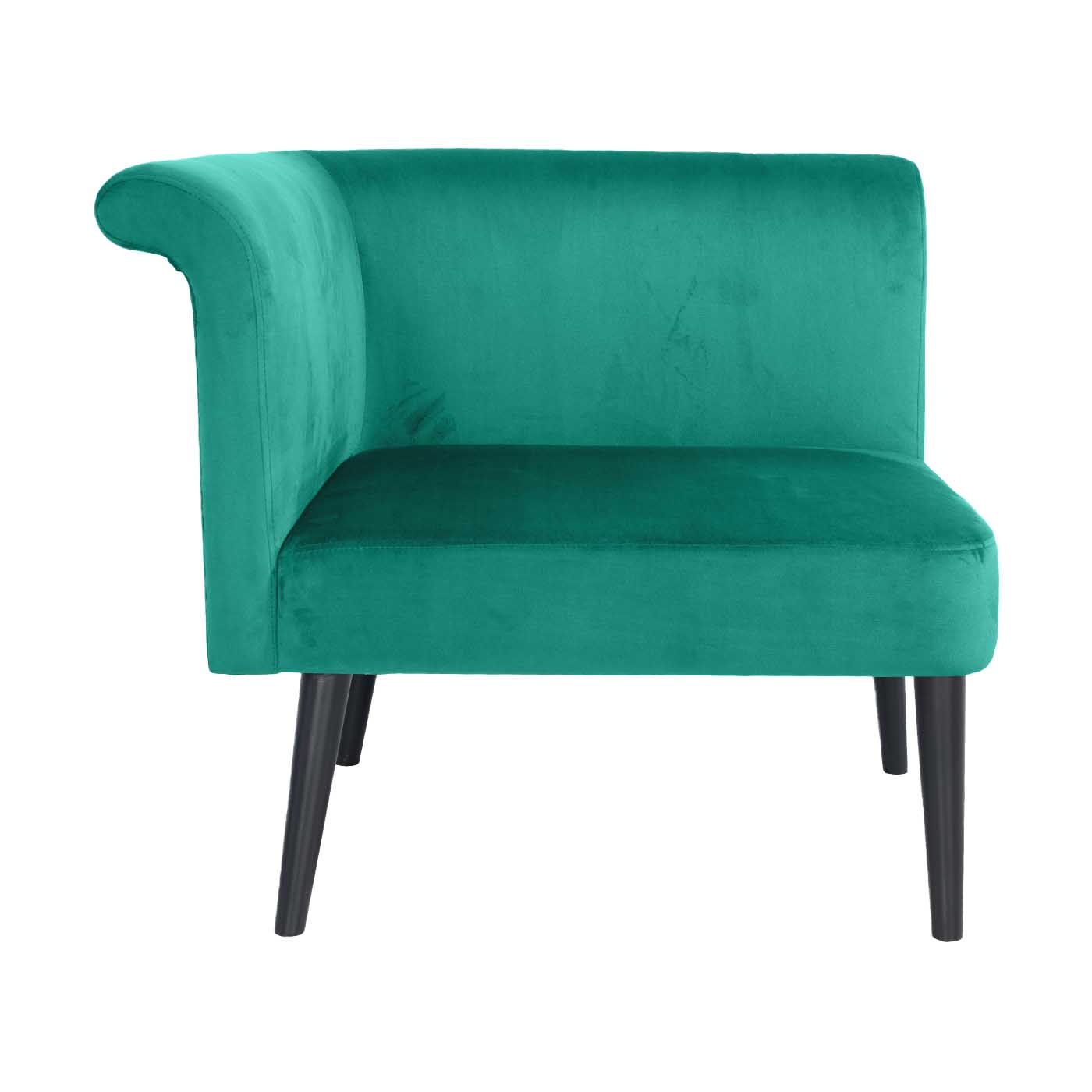 Pompeii Ebony Left Hand Single Sofa (Clearence)