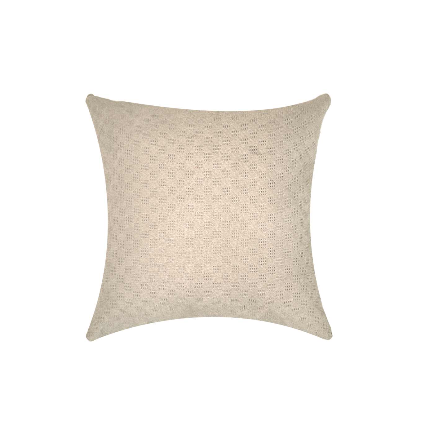 Muko Perforated Square Ivory Cushion