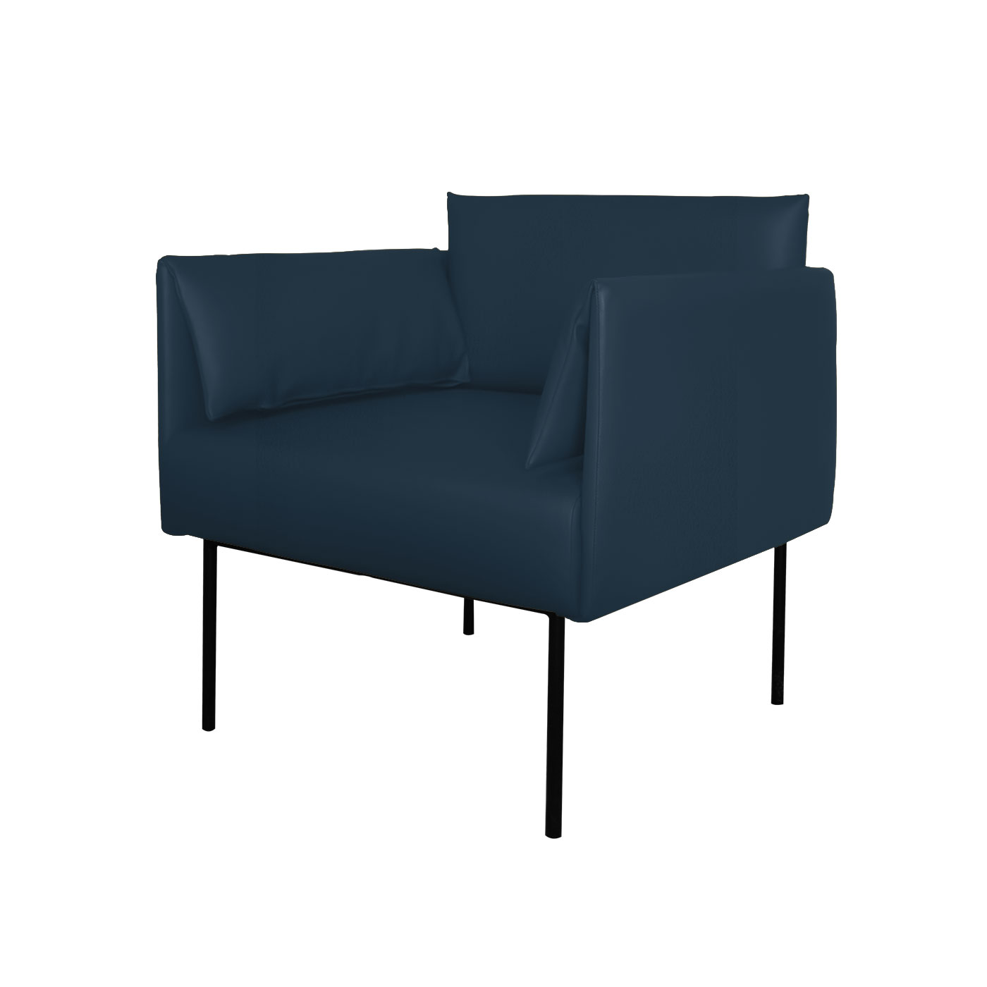Preston Faux Leather Single Sofa