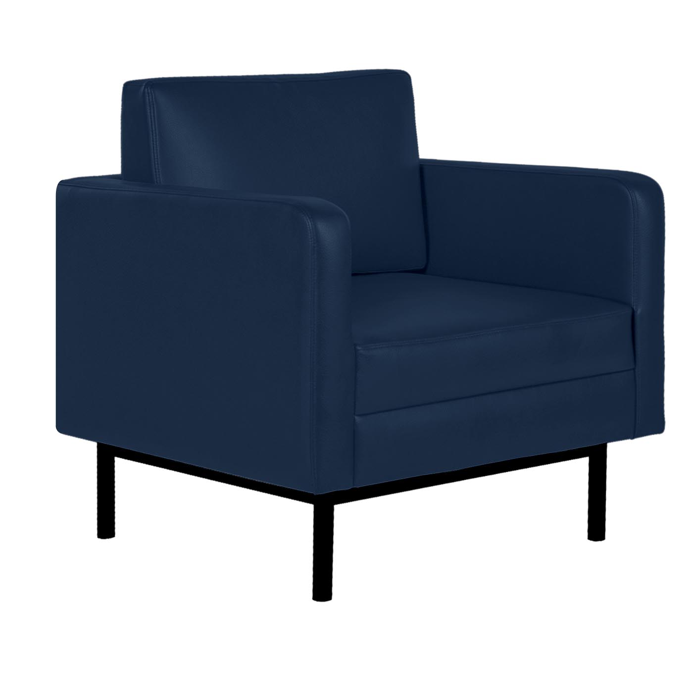 Asheville Hague Blue Black Single Sofa