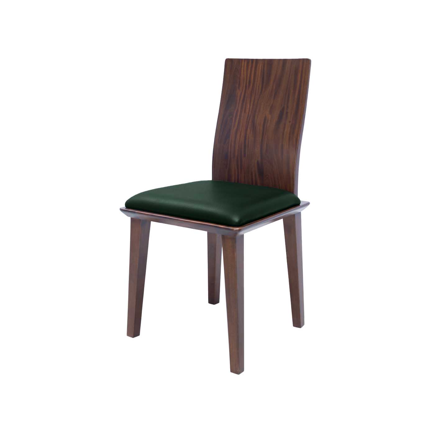 Muko Faux Leather Dark Dining Chair