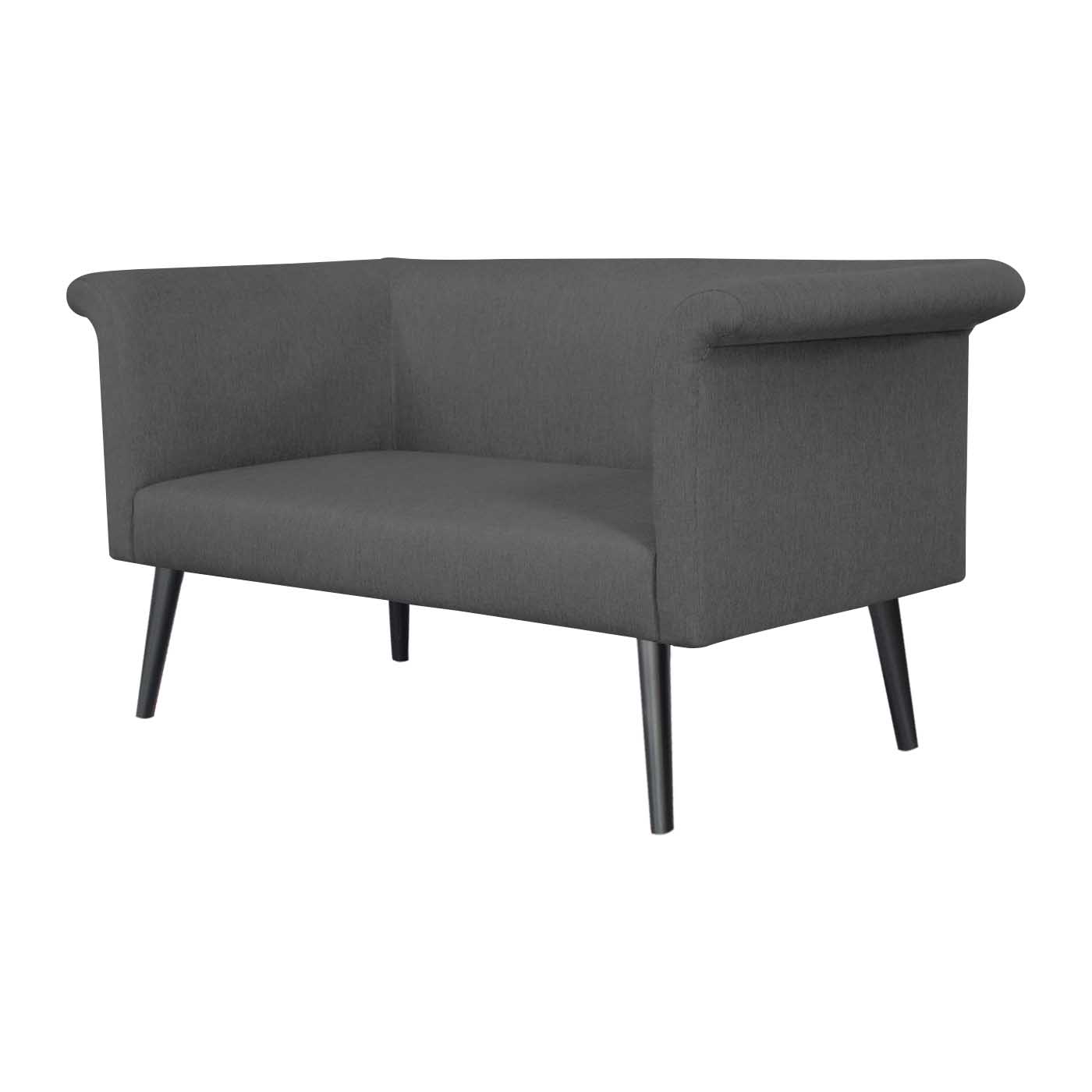Pompeii  Ebony Double Sofa