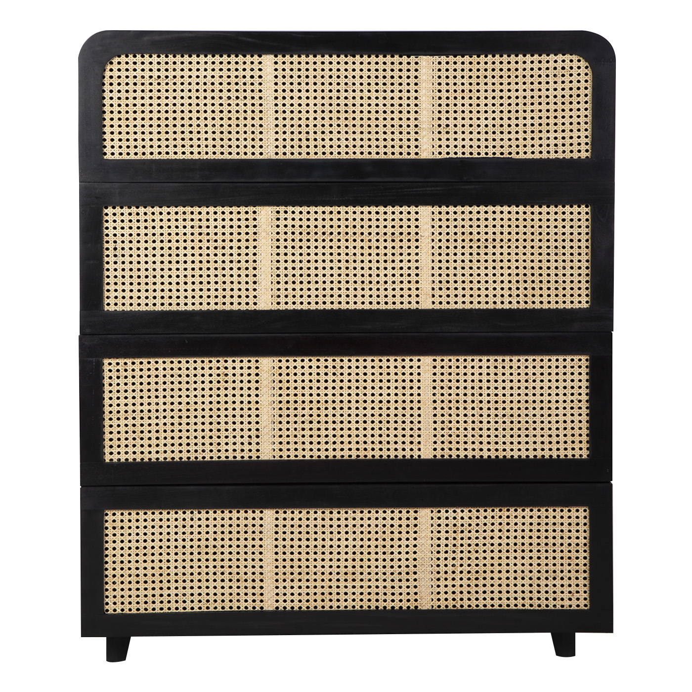 Ratargul Black Chest of Drawers