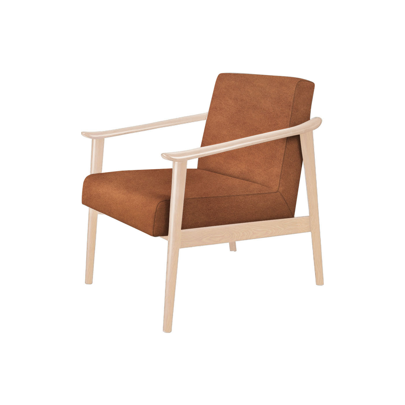 Williamsburg Faux Leather Light Arm Chair