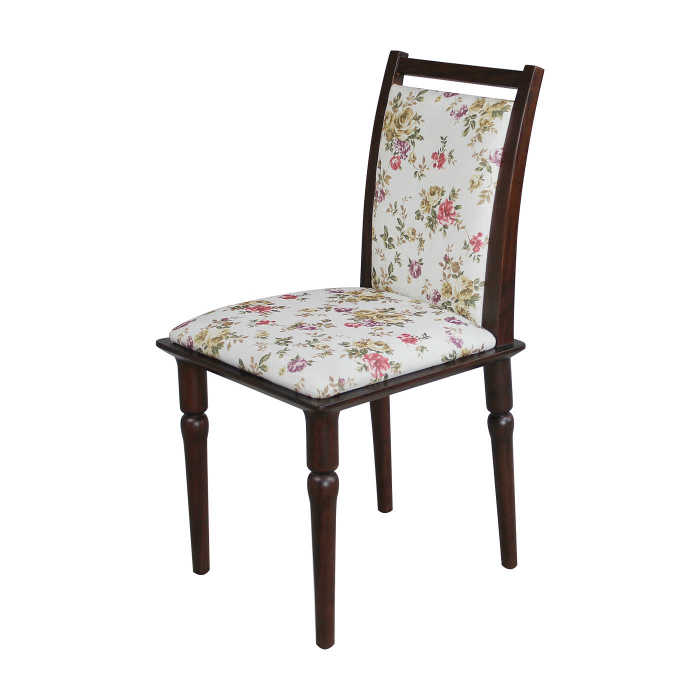 Sonargaon Floral Dark Dining Chair
