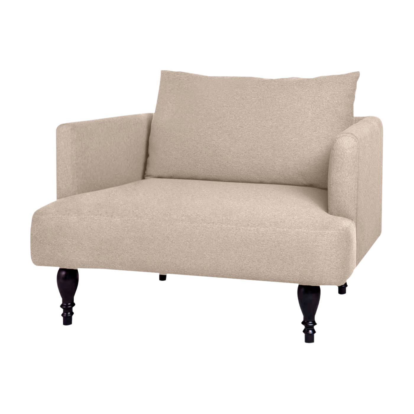 Rosewall  Ebony Single Sofa