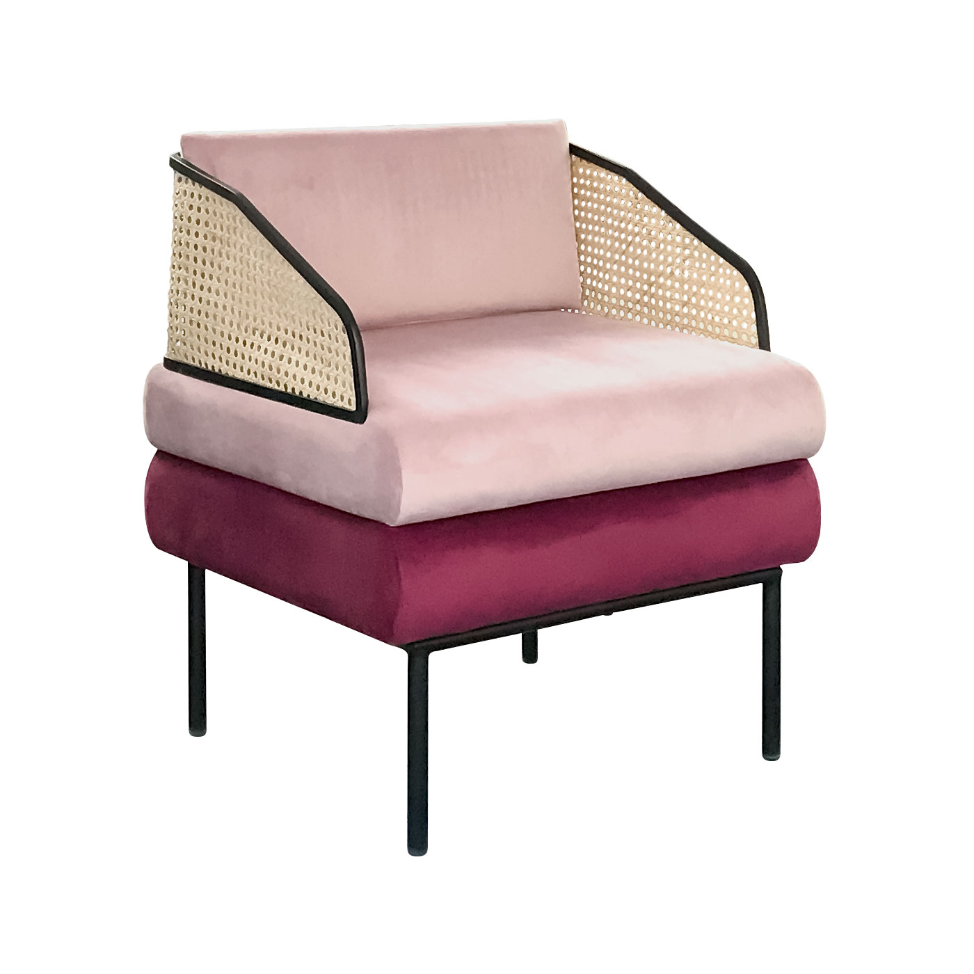 Blurred Lines Pink Armchair