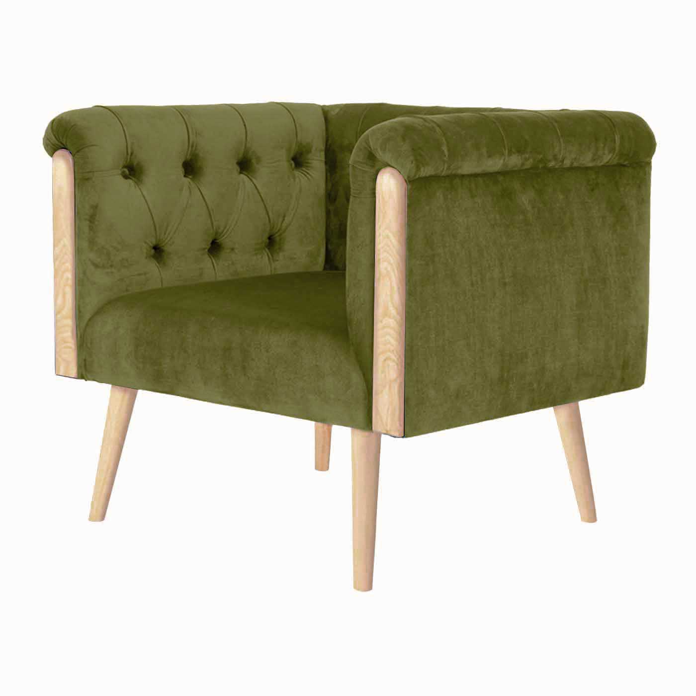 Chesterfield  Light Single Sofa