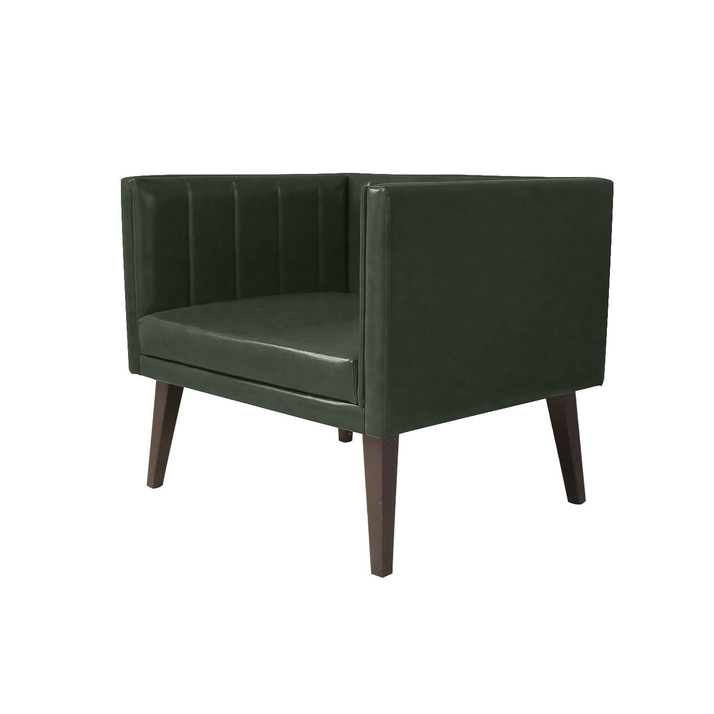 Melrose Green Dark Single Sofa