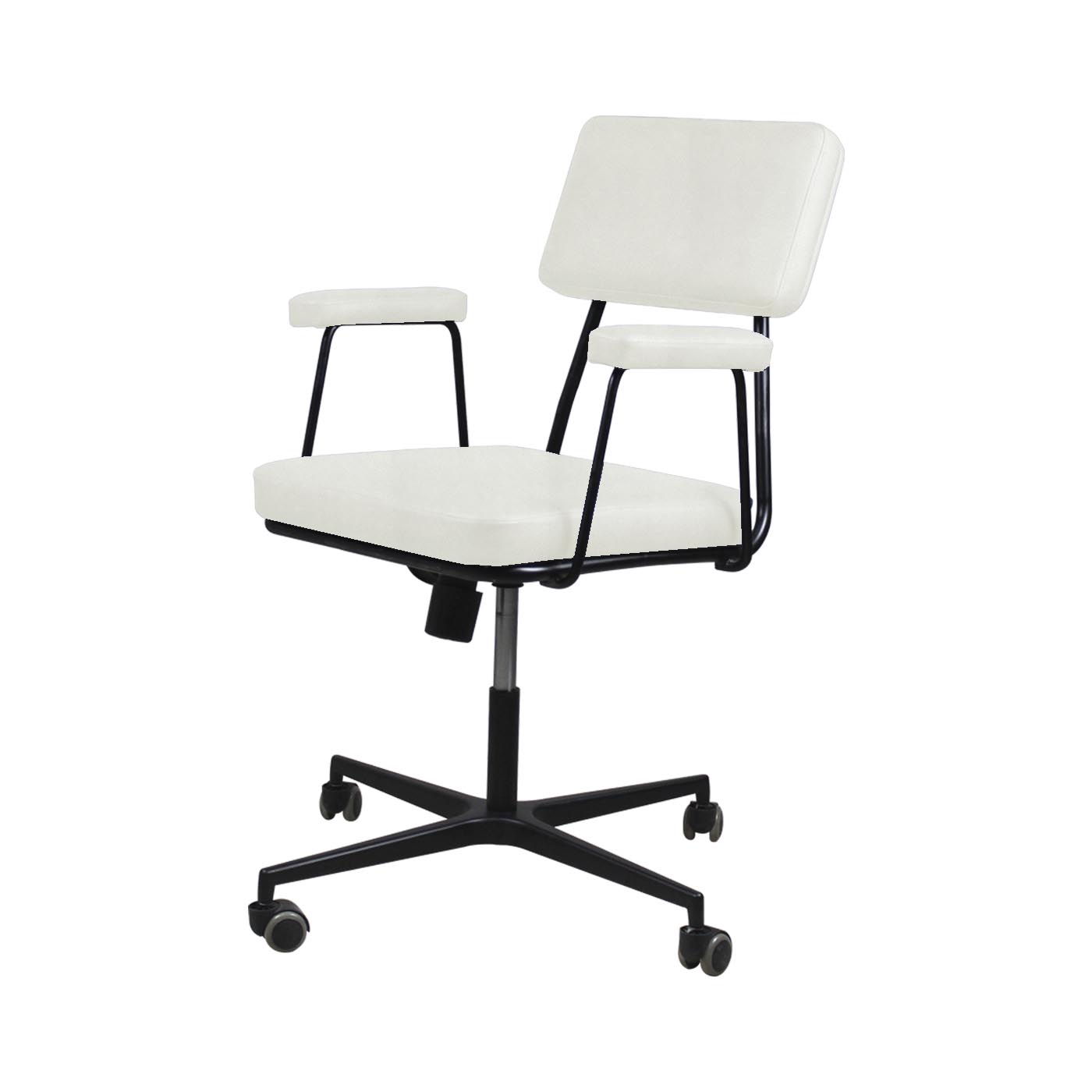 Noblitt Off-White Work Chair