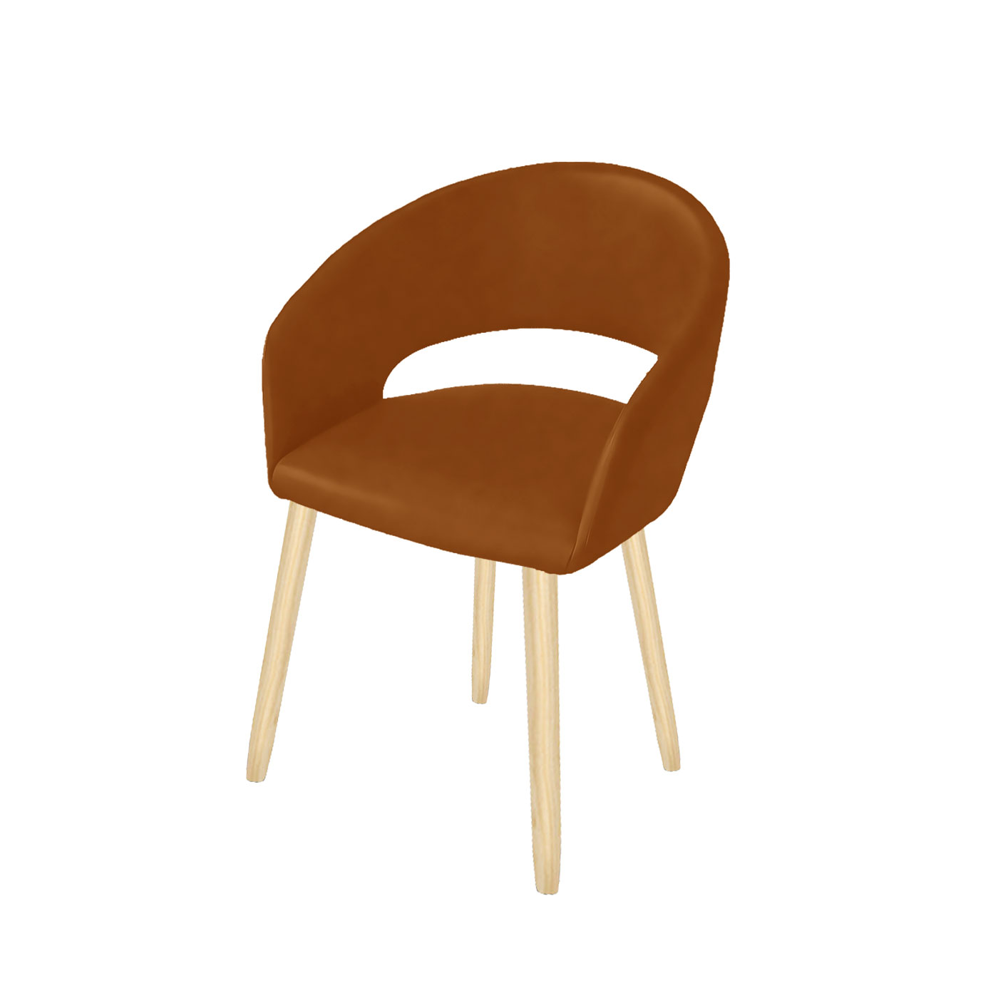 Ostrava Faux Leather Light Dining Chair