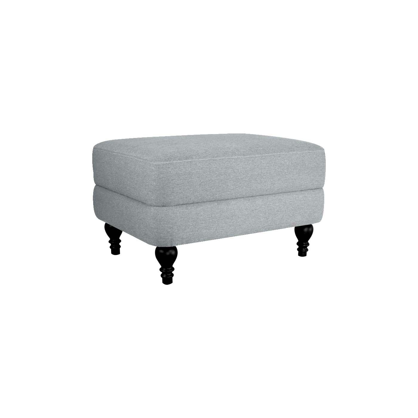 Rosewall  Ebony Ottoman