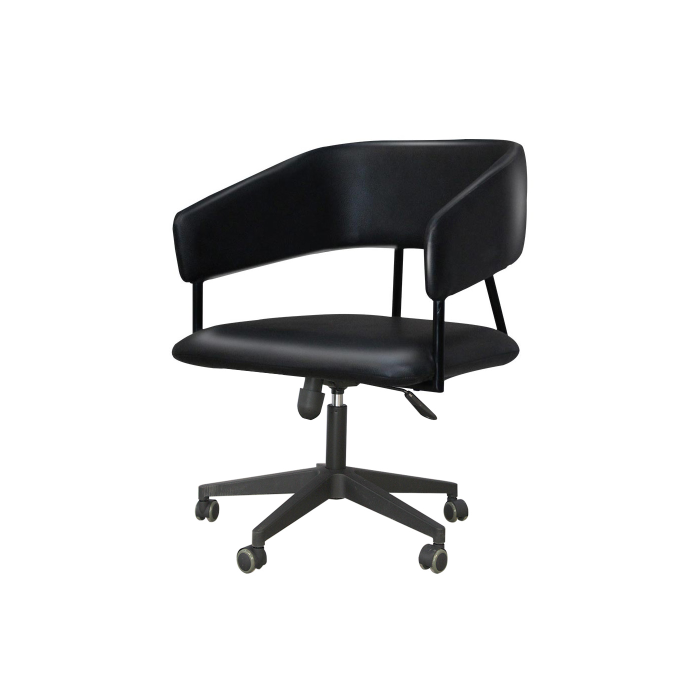 Navigli Textured Black Work Chair