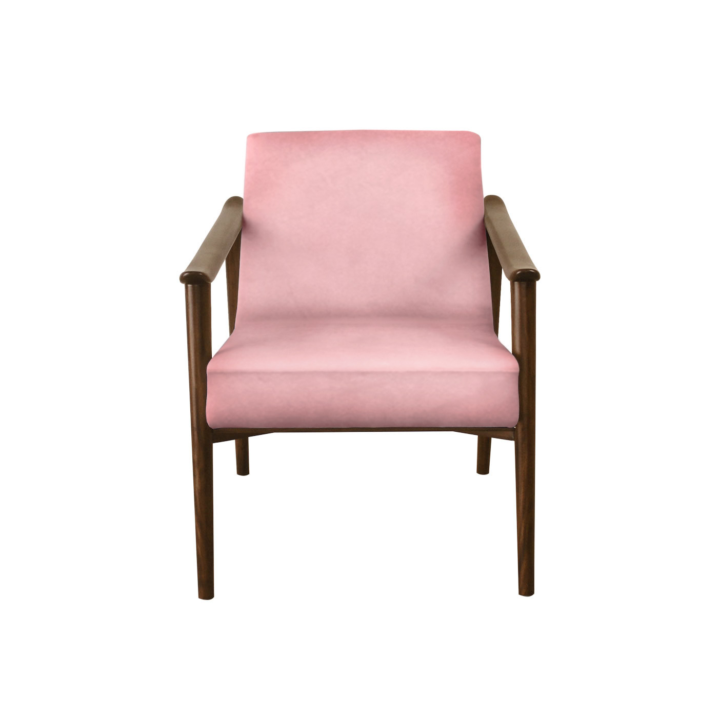 Williamsburg Pink Dark Arm Chair