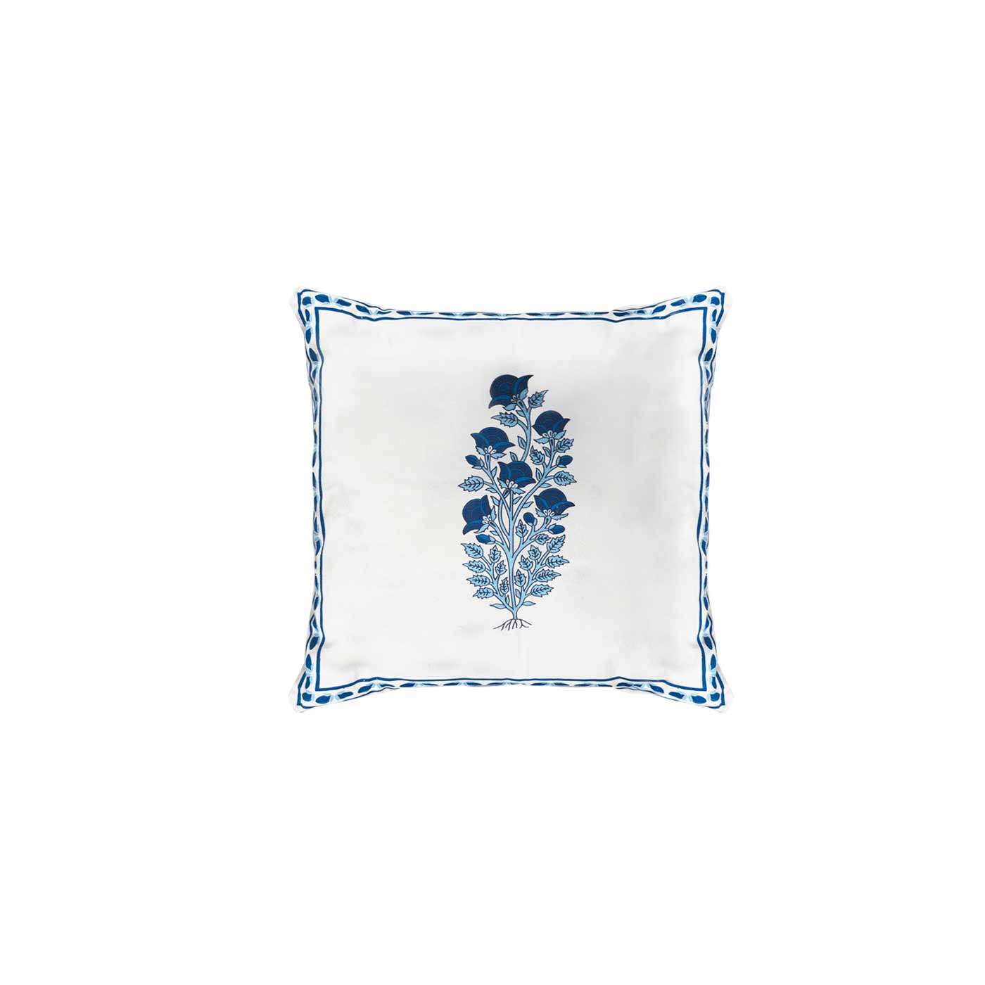 Gulmohar Blue Cushion
