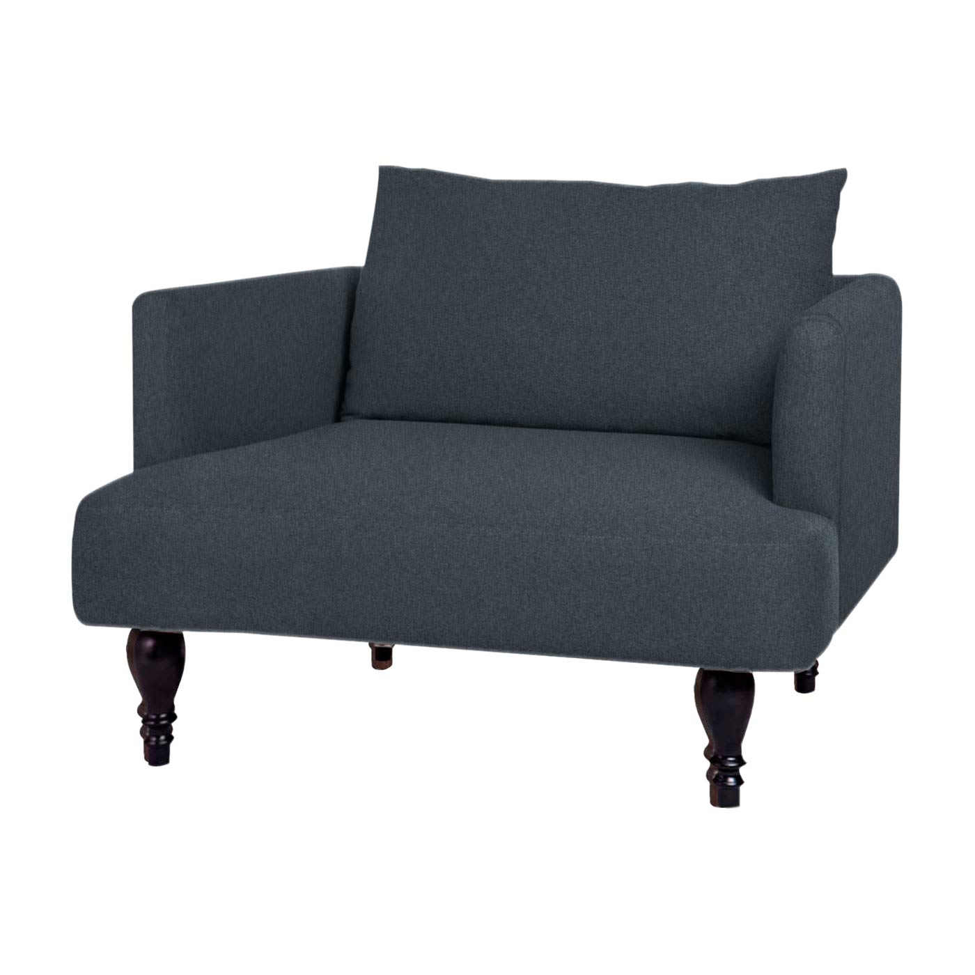 Rosewall Dark Single Sofa